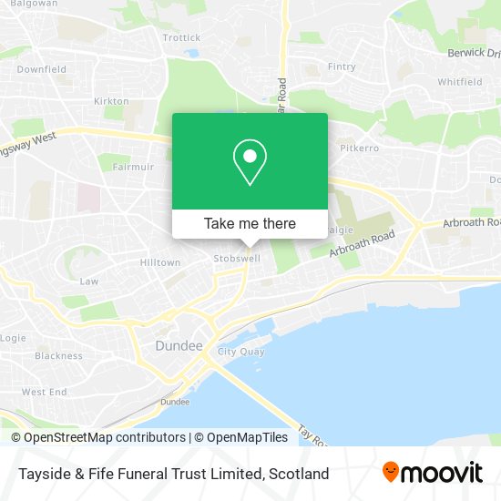 Tayside & Fife Funeral Trust Limited map