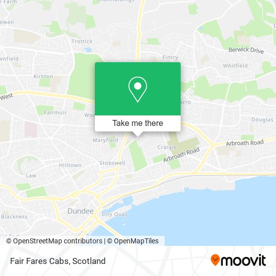 Fair Fares Cabs map