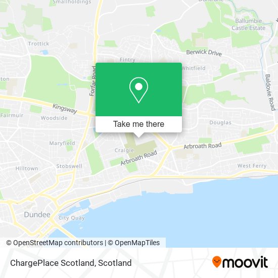 ChargePlace Scotland map