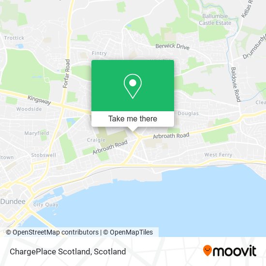 ChargePlace Scotland map