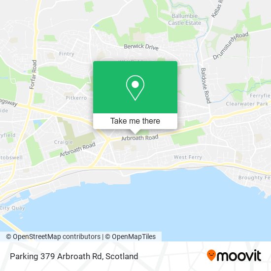 Parking 379 Arbroath Rd map