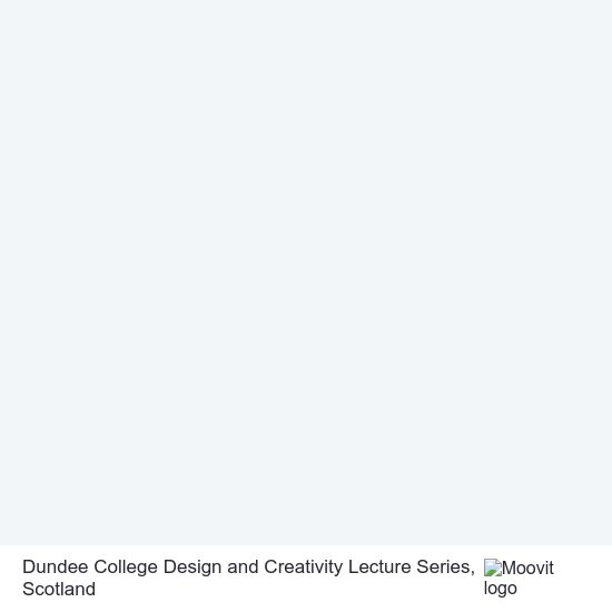 Dundee College Design and Creativity Lecture Series map