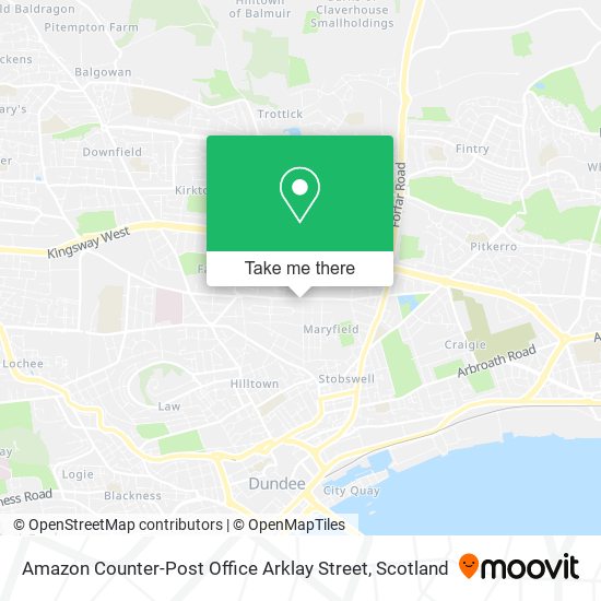 Amazon Counter-Post Office Arklay Street map