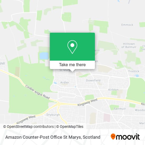 Amazon Counter-Post Office St Marys map