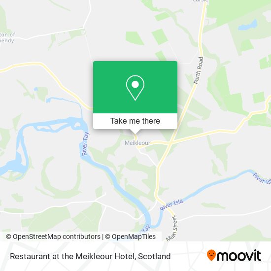 Restaurant at the Meikleour Hotel map