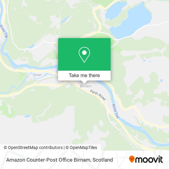 Amazon Counter-Post Office Birnam map