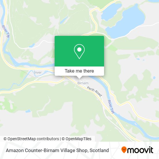 Amazon Counter-Birnam Village Shop map