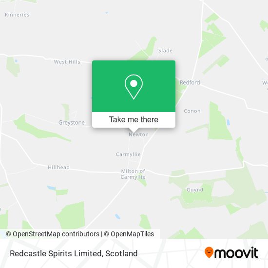 Redcastle Spirits Limited map