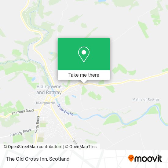 The Old Cross Inn map