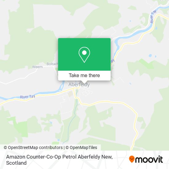 Amazon Counter-Co-Op Petrol Aberfeldy New map