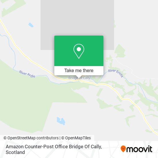 Amazon Counter-Post Office Bridge Of Cally map