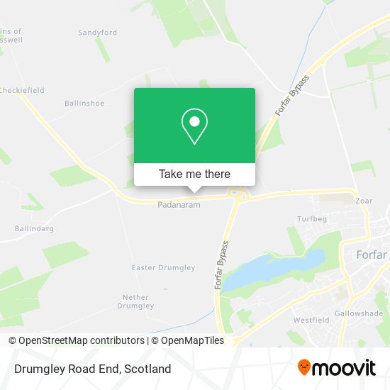 Drumgley Road End map