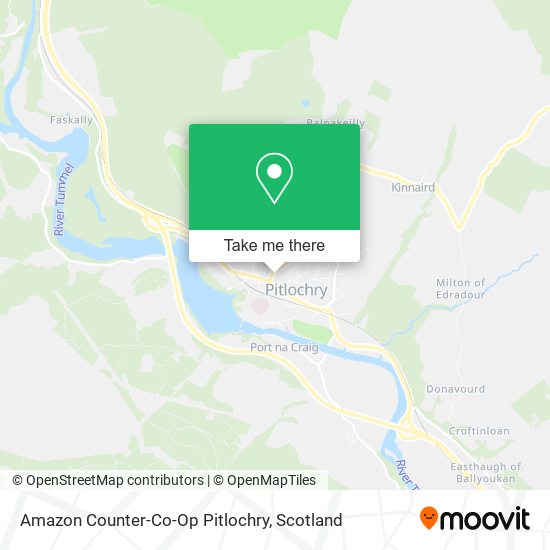 Amazon Counter-Co-Op Pitlochry map