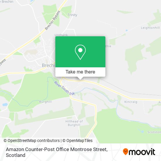 Amazon Counter-Post Office Montrose Street map