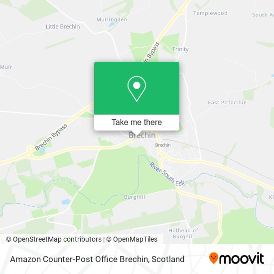 Amazon Counter-Post Office Brechin map