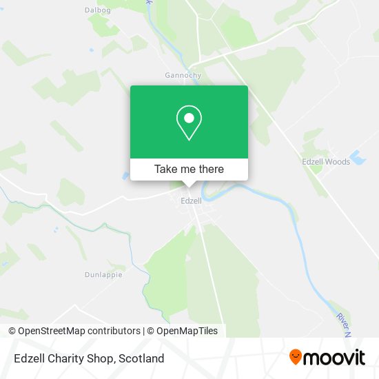Edzell Charity Shop map