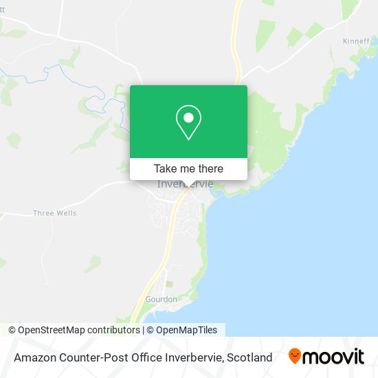Amazon Counter-Post Office Inverbervie map