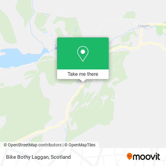 Bike Bothy Laggan map