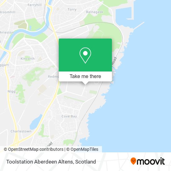 Toolstation Aberdeen Altens map