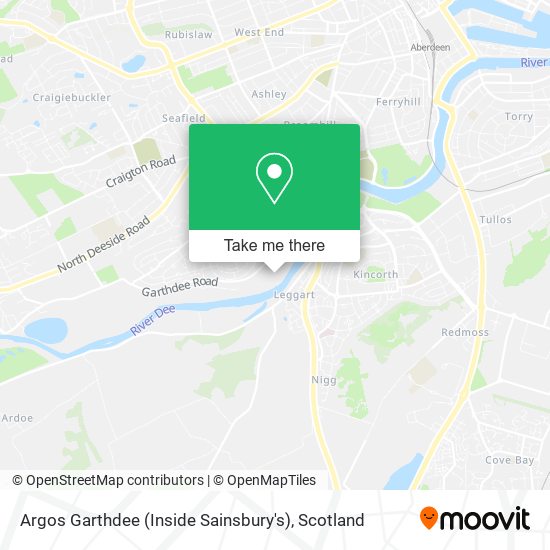 Argos Garthdee (Inside Sainsbury's) map