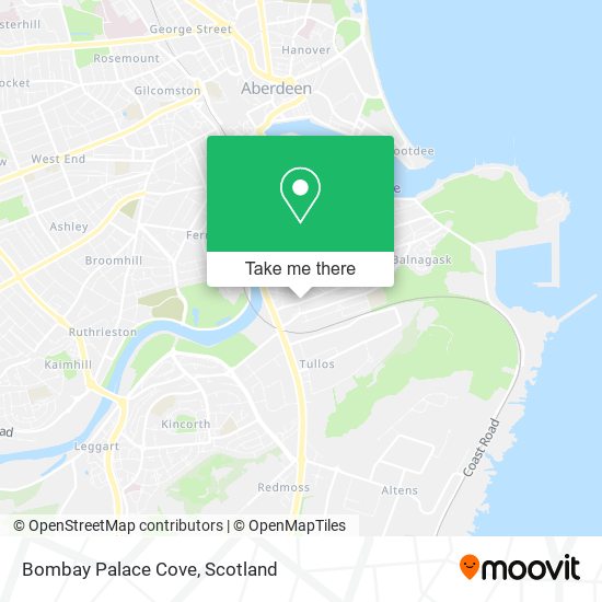 Bombay Palace Cove map