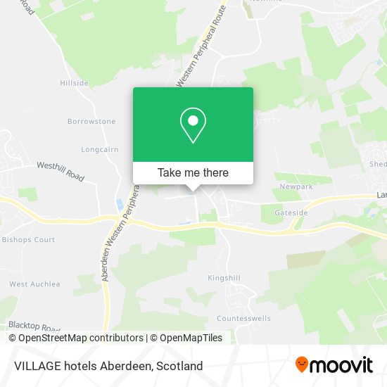VILLAGE hotels Aberdeen map