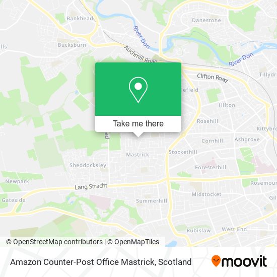Amazon Counter-Post Office Mastrick map