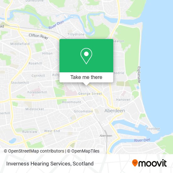 Inverness Hearing Services map