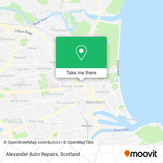 Alexander Auto Repairs map