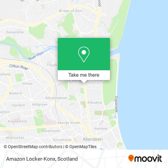 Amazon Locker-Konx map