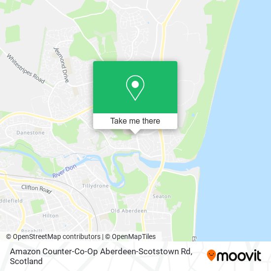 Amazon Counter-Co-Op Aberdeen-Scotstown Rd map