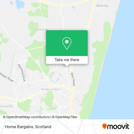 Home Bargains map