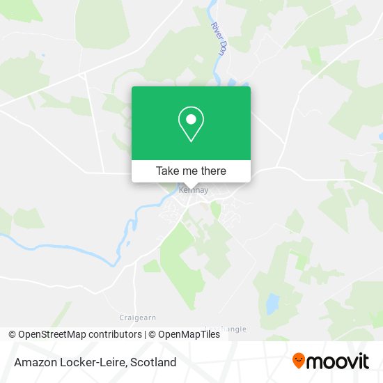 Amazon Locker-Leire map