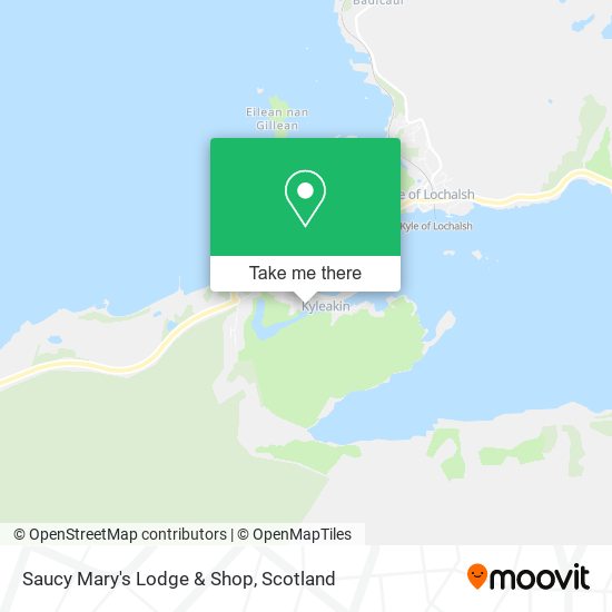 Saucy Mary's Lodge & Shop map