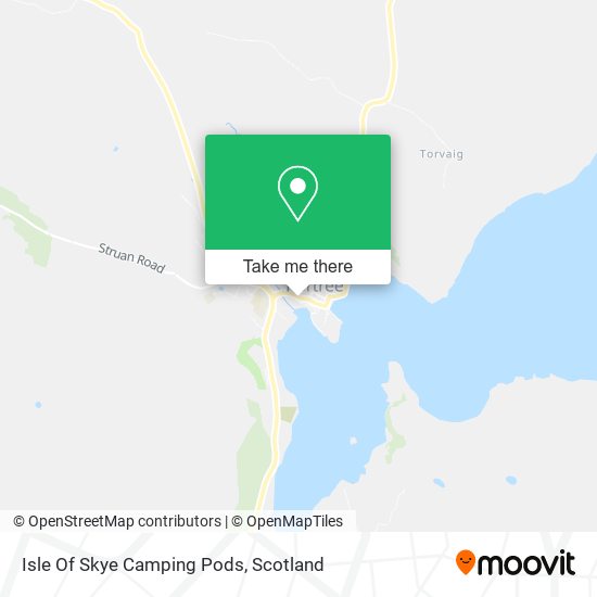 Isle Of Skye Camping Pods map