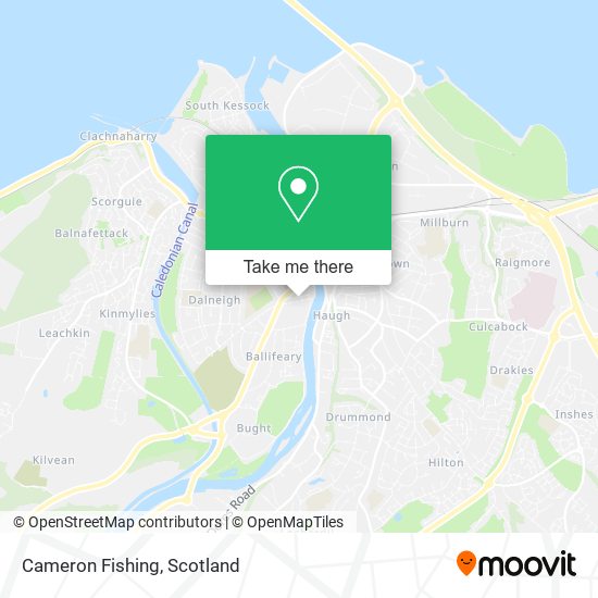 Cameron Fishing map