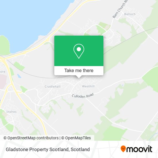 Gladstone Property Scotland map