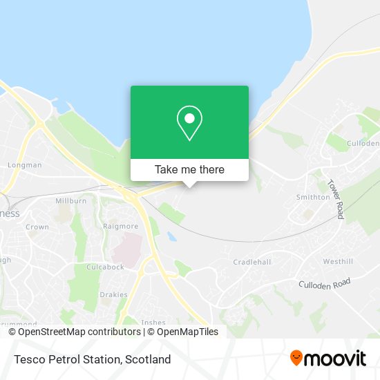 Tesco Petrol Station map