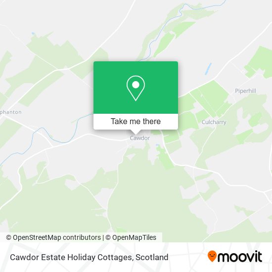 Cawdor Estate Holiday Cottages map