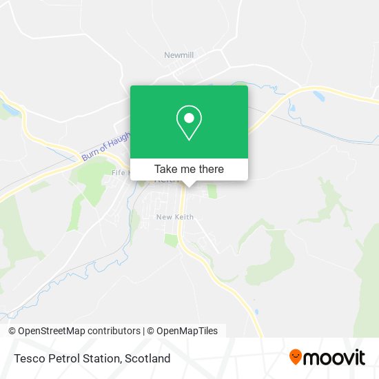 Tesco Petrol Station map