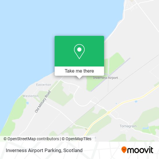 Inverness Airport Parking map