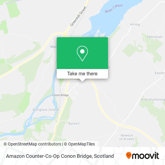 Amazon Counter-Co-Op Conon Bridge map