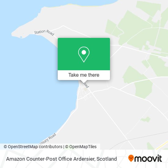 Amazon Counter-Post Office Ardersier map