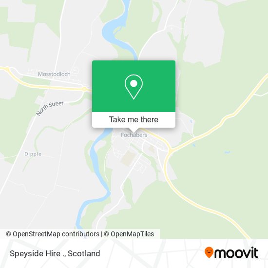 Speyside Hire . map