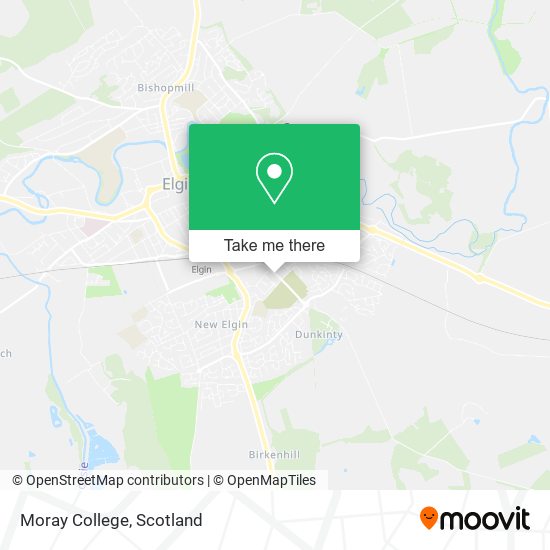 Moray College map