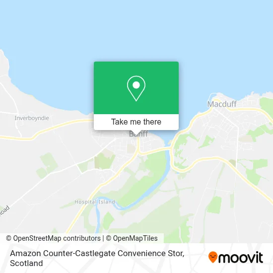 Amazon Counter-Castlegate Convenience Stor map