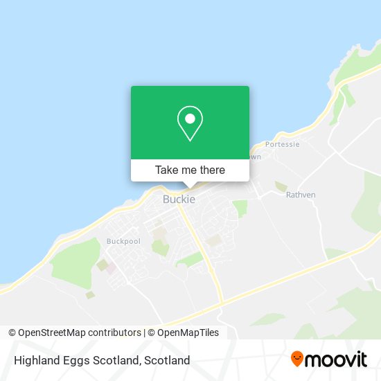 Highland Eggs Scotland map