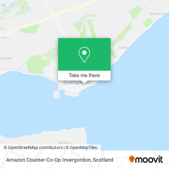 Amazon Counter-Co-Op Invergordon map
