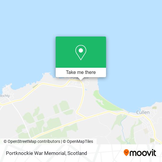Portknockie War Memorial map
