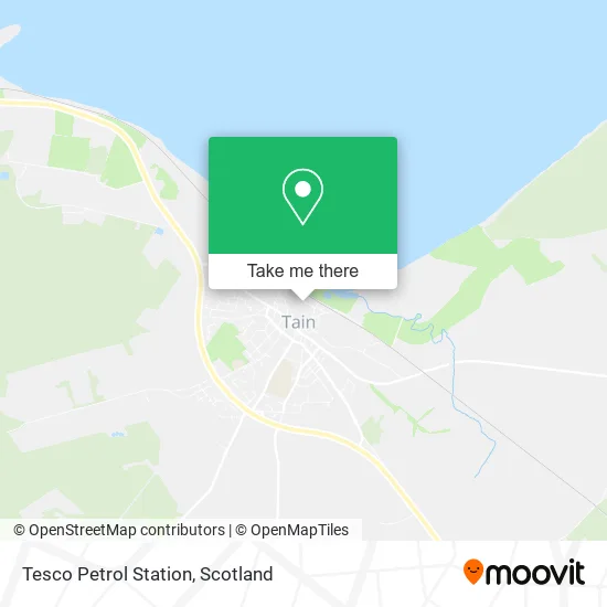 Tesco Petrol Station map